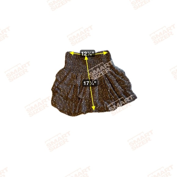 &Merci medium adorable brown and black ruffle skirt - Picture 9 of 9